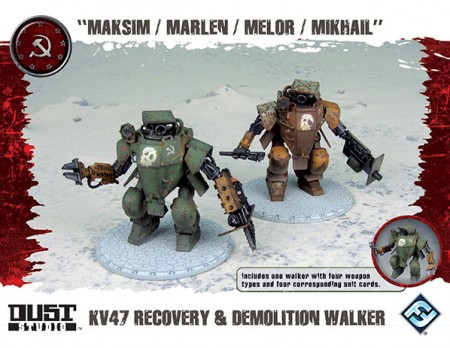 Dust Tactics: SSU KV47 Rec. & Dem. Walker • 